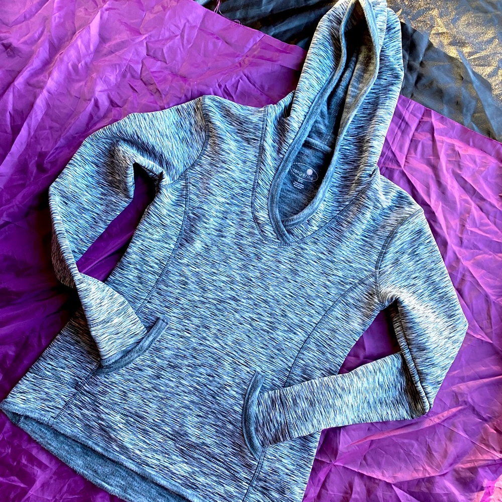 Tangerine Hooded fleece sweatshirt